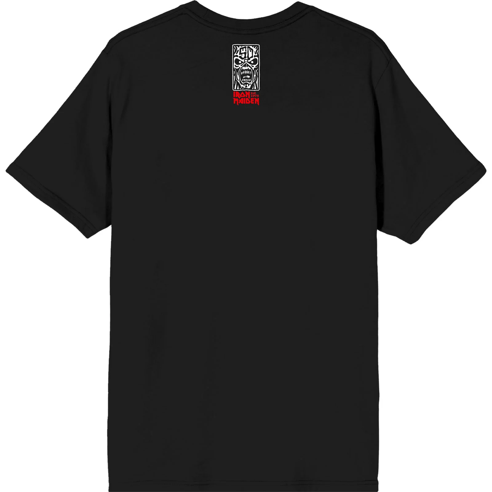 IRON MAIDEN - EST. 1975 EDDIE SCREAM PORTRAIT - T-Shirt Black (Back Print) - Image 2