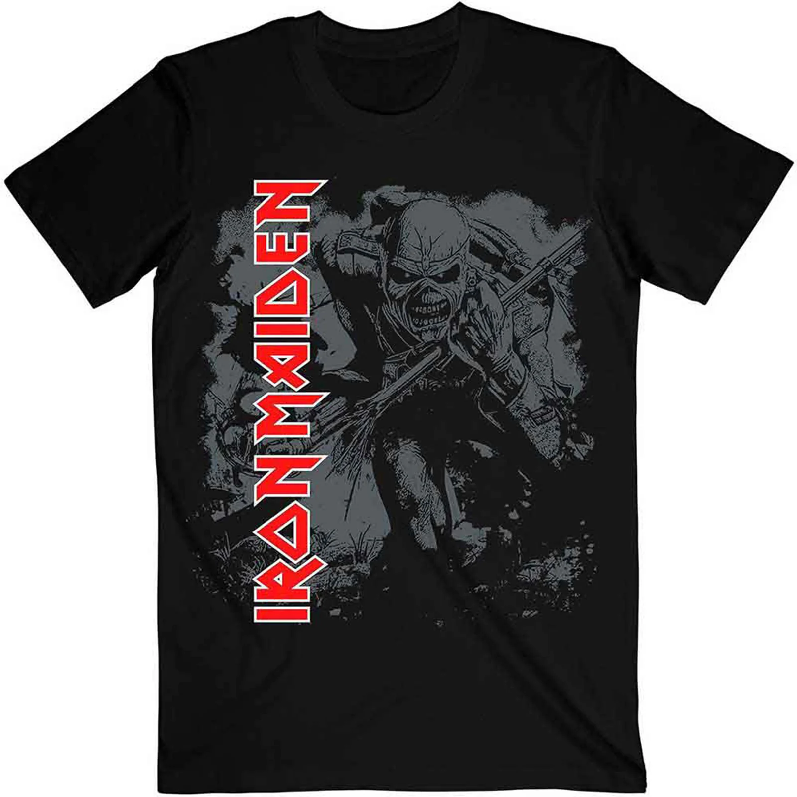 IRON MAIDEN - HI-CONTRAST TROOPER - T-Shirt Black