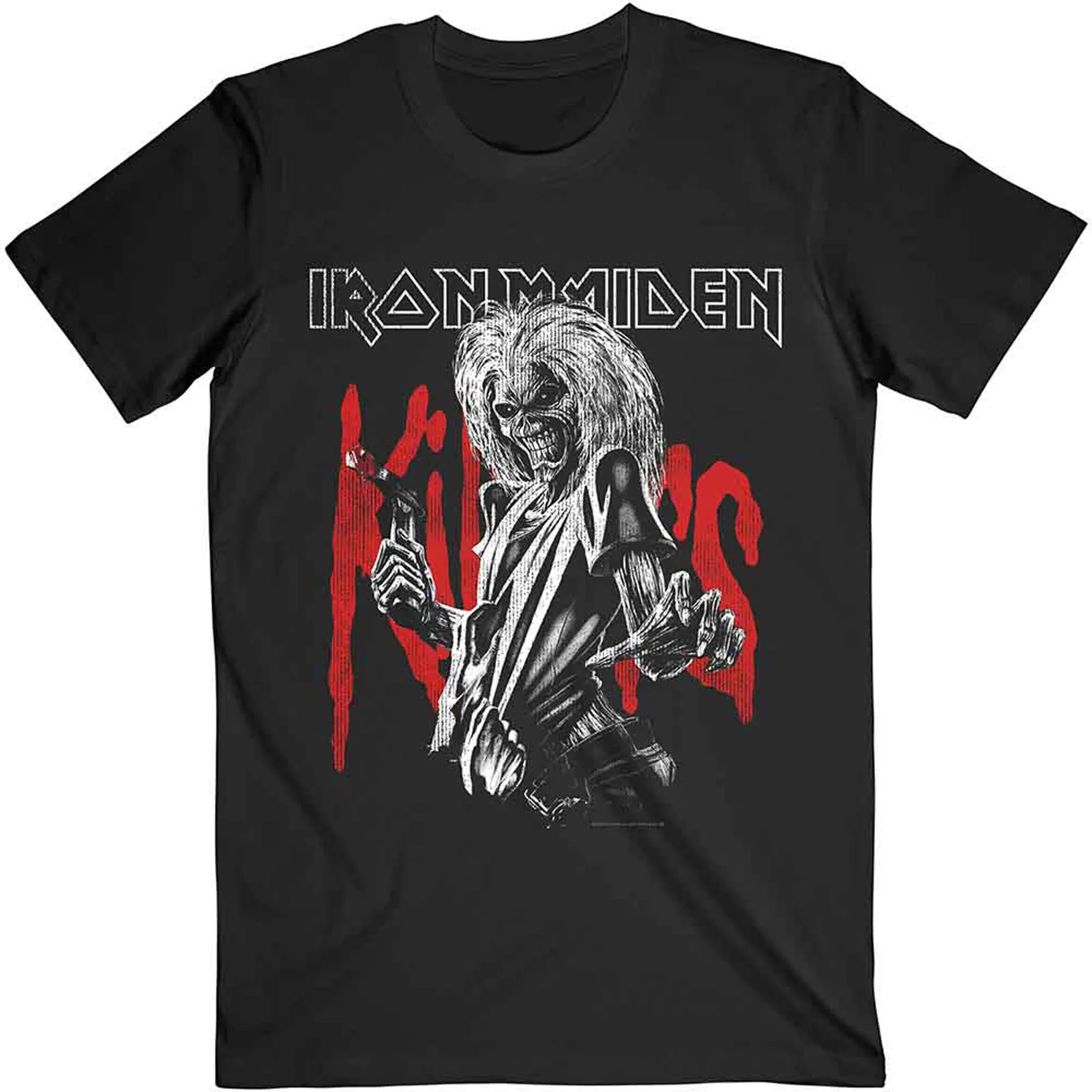 IRON MAIDEN - KILLERS EDDIE LARGE GRAPHIC DISTRESS - T-Shirt Black