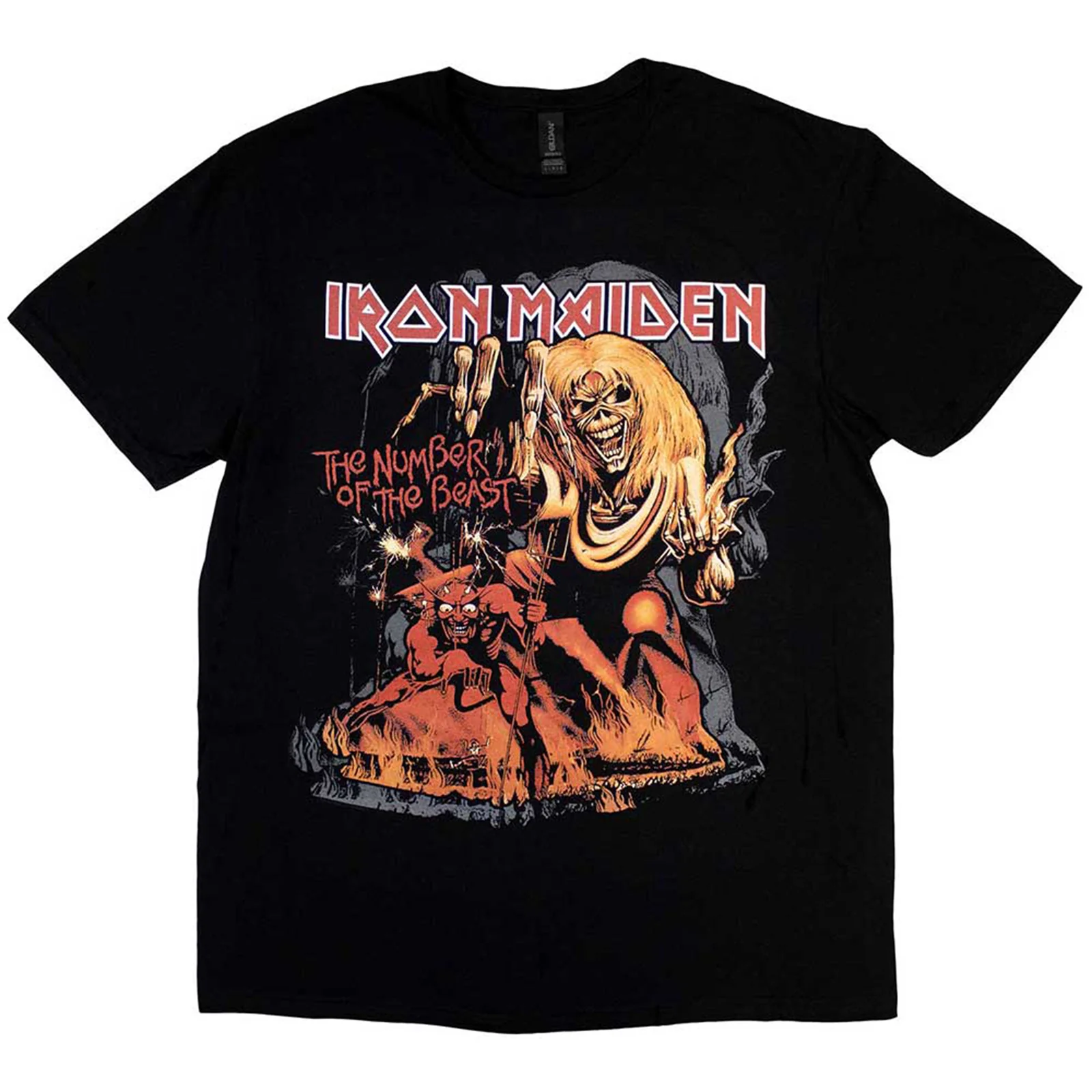IRON MAIDEN - NUMBER OF THE BEAST GRAPHIC - T-Shirt Black