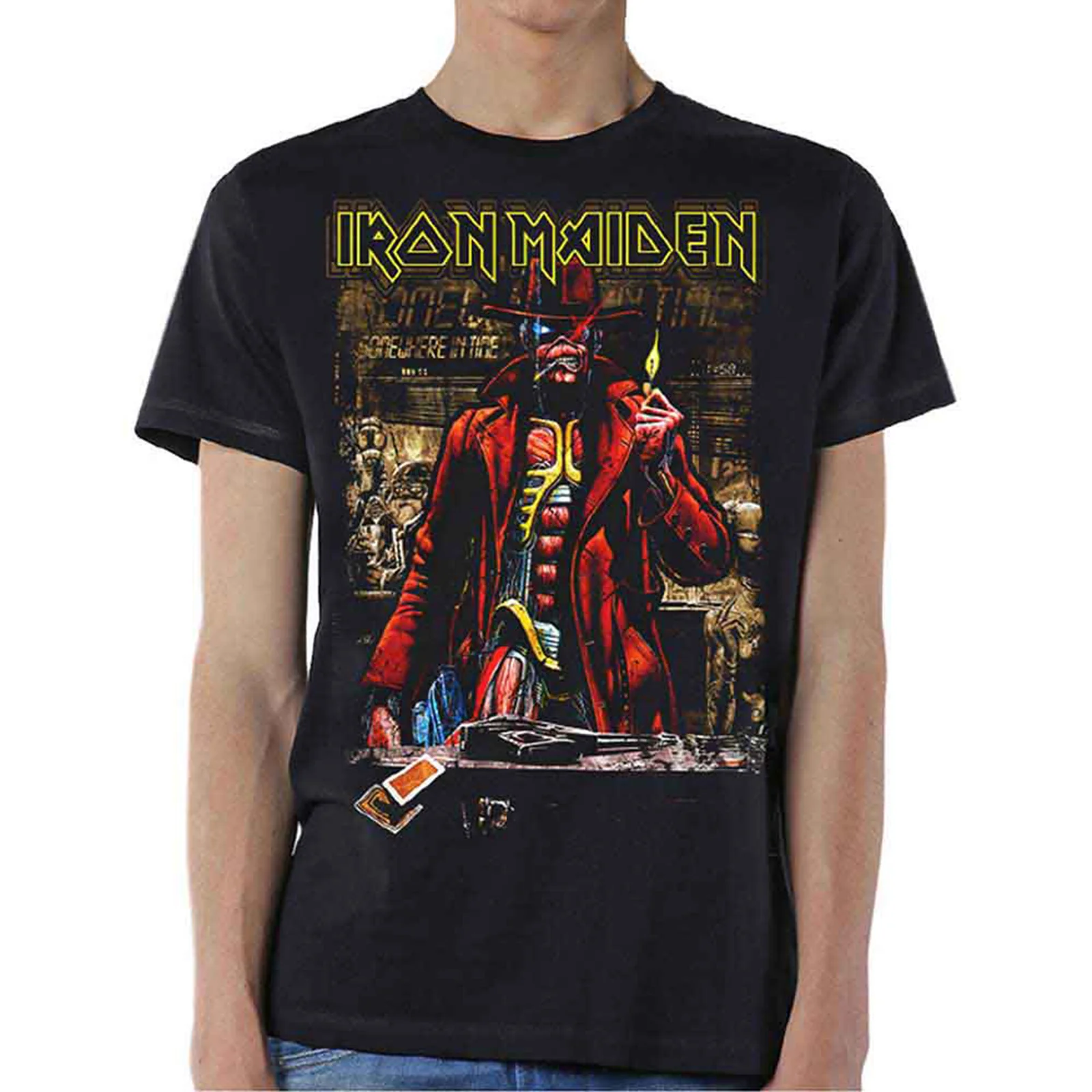 IRON MAIDEN - STRANGER SEPIA - T-Shirt Black - Image 2