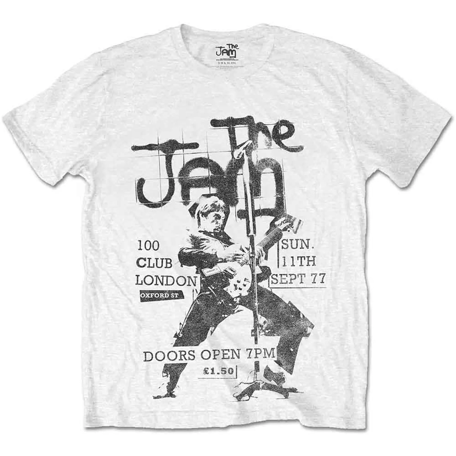 THE JAM - 100 CLUB 77 - T-Shirt White