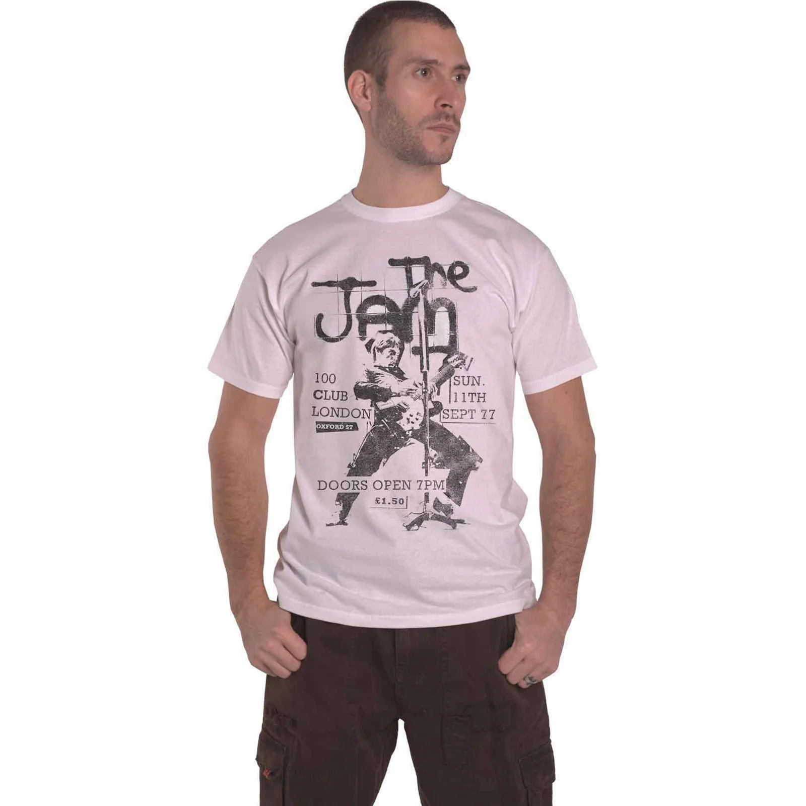 THE JAM - 100 CLUB 77 - T-Shirt White - Image 2
