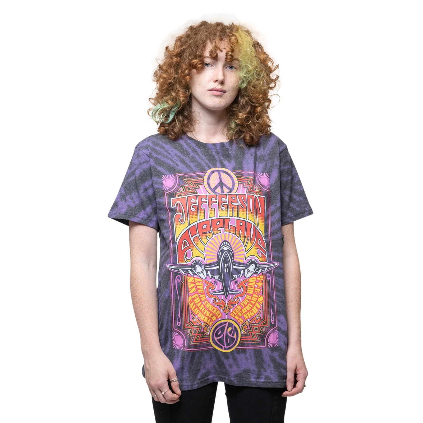 JEFFERSON AIRPLANE - LIVE IN SAN FRANCISCO, CA - T-Shirt Purple (Wash Collection) - Image 2
