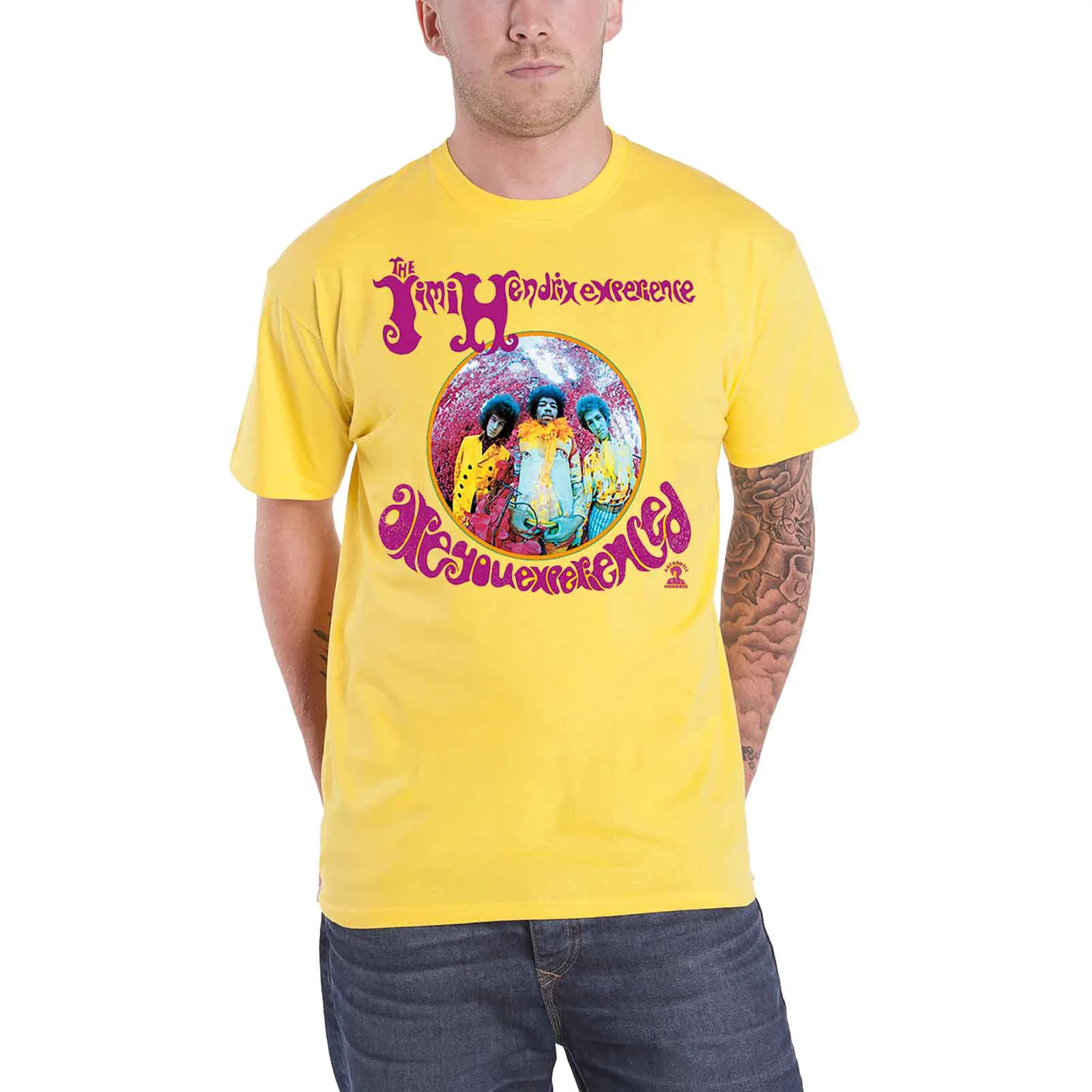 JIMI HENDRIX - ARE YOU EXPERIENCED - T-Shirt Yellow - Image 2