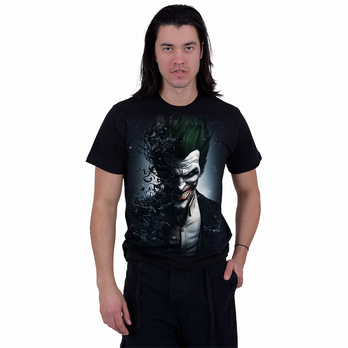 JOKER - ARKHAM ORIGINS - T-Shirt Black - Image 3