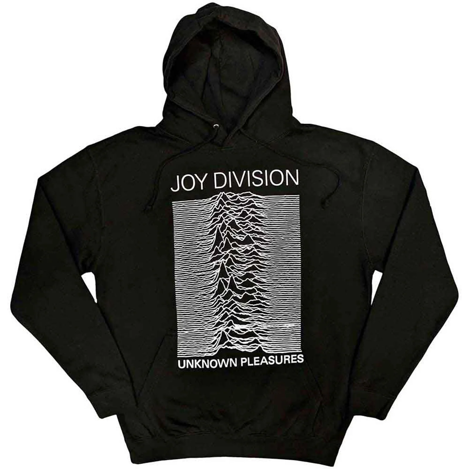 JOY DIVISION - UNKNOWN PLEASURES FP - Pullover Hoodie Black