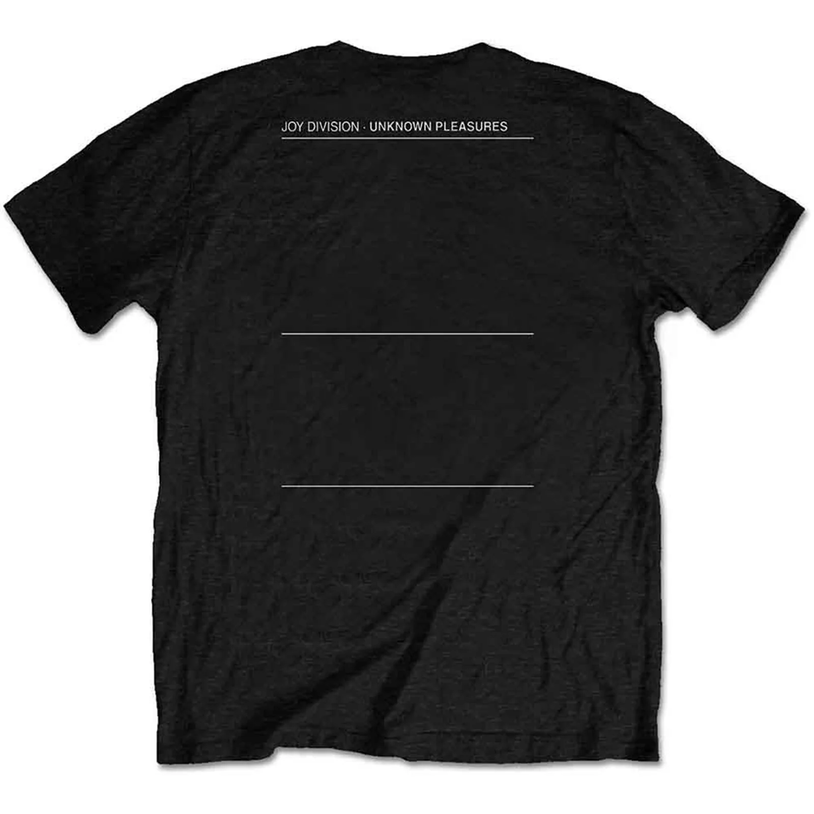 JOY DIVISION - UNKNOWN PLEASURES - T-Shirt Black (Back Print) - Image 2