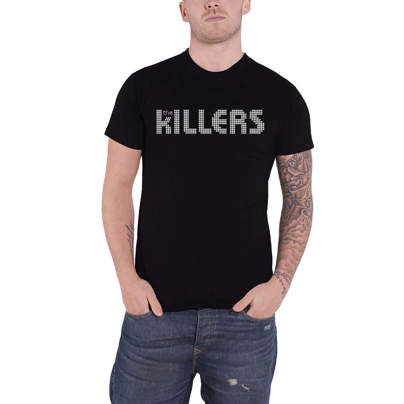 THE KILLERS - DOTS LOGO - T-Shirt Black - Image 2