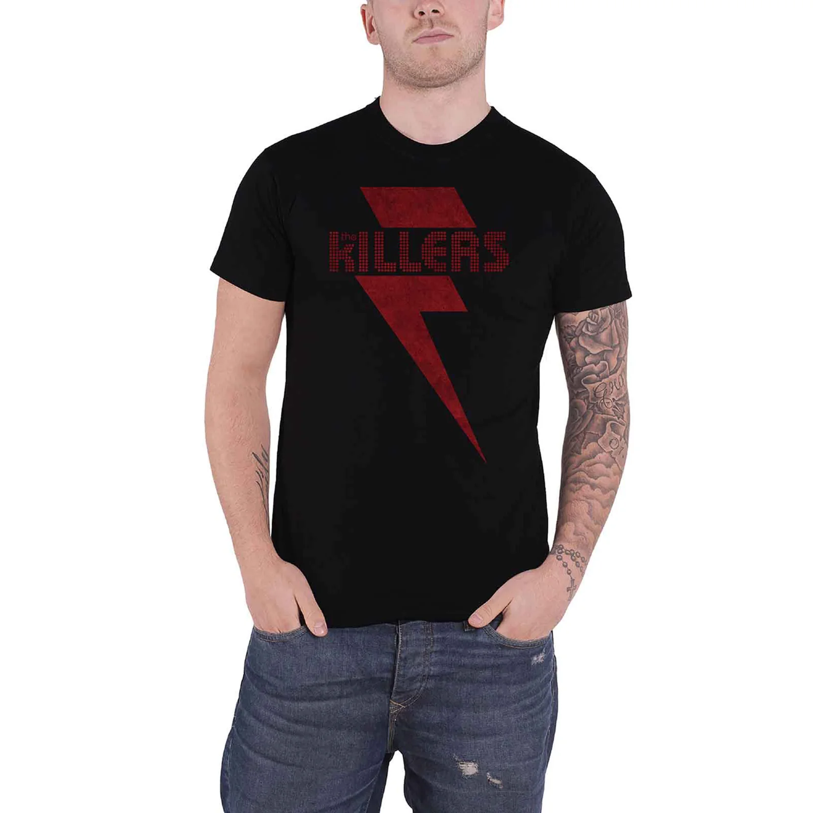 THE KILLERS - RED BOLT - T-Shirt Black - Image 2