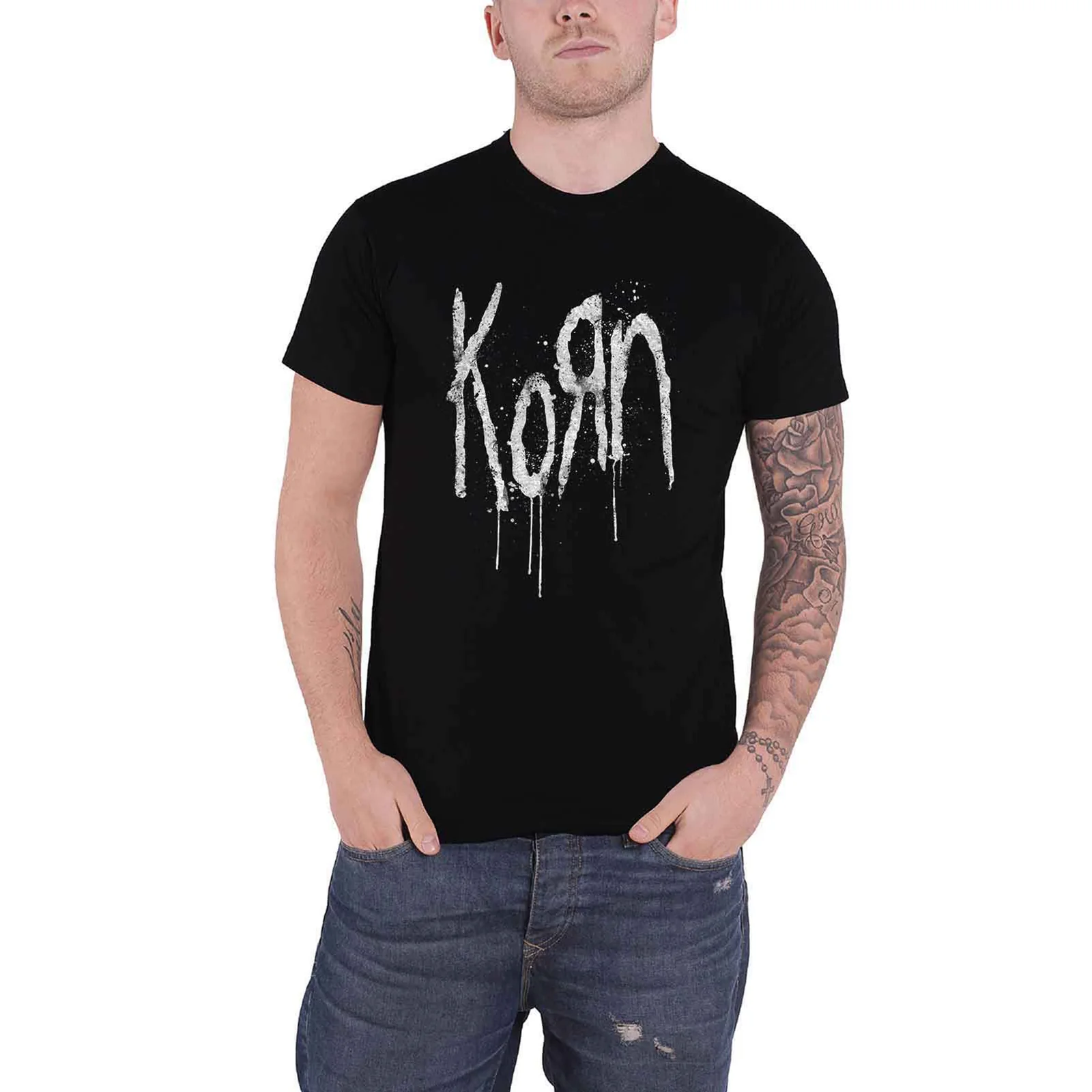 KORN - STILL A FREAK - T-Shirt Black (Back Print) - Image 3