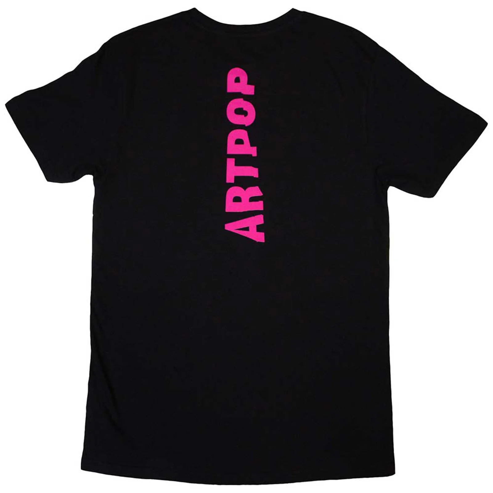 LADY GAGA - ARTPOP COVER - T-Shirt Black (Back Print) - Image 2