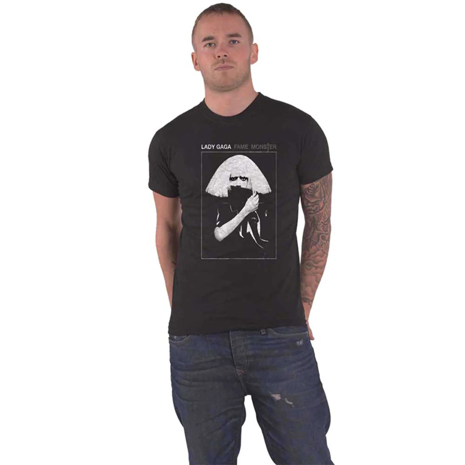LADY GAGA - FAME - T-Shirt Black - Image 2
