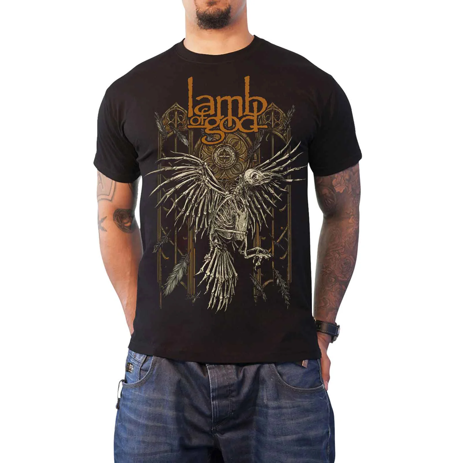 LAMB OF GOD - CROW - T-Shirt Black - Image 2