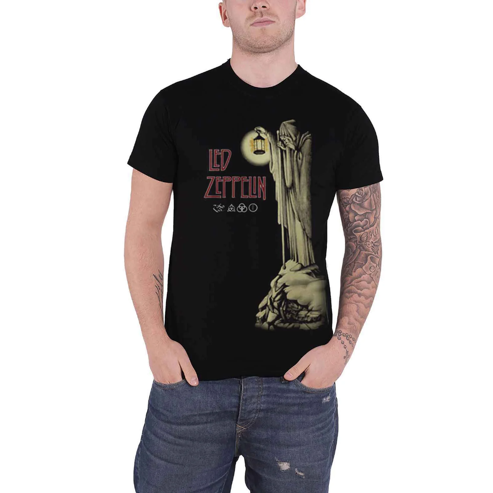 LED ZEPPELIN - HERMIT - T-Shirt Black - Image 2