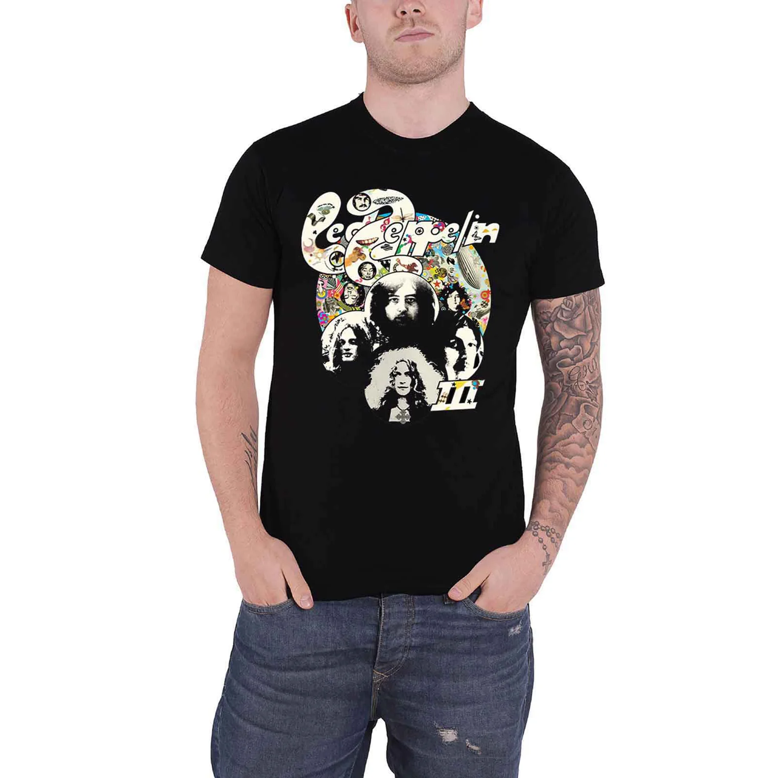 LED ZEPPELIN - PHOTO III - T-Shirt Black - Image 2