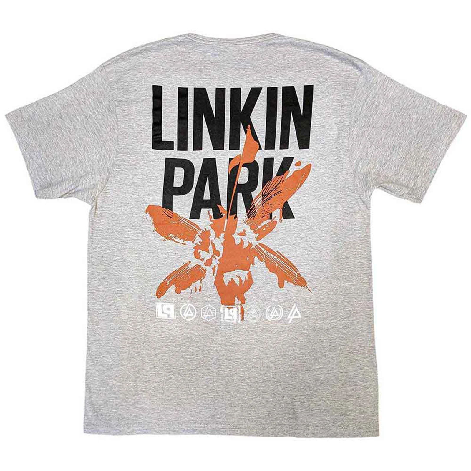 LINKIN PARK - SOLDIER ICONS - T-Shirt Grey (Back Print) - Image 2