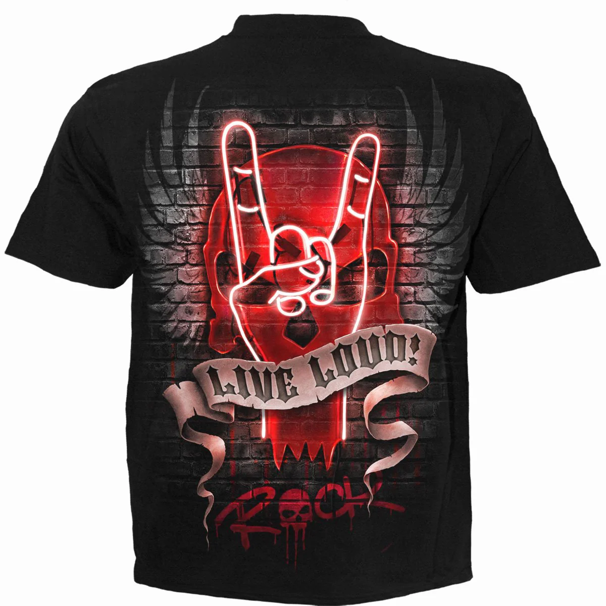 LIVE LOUD - T-Shirt Black - Image 2