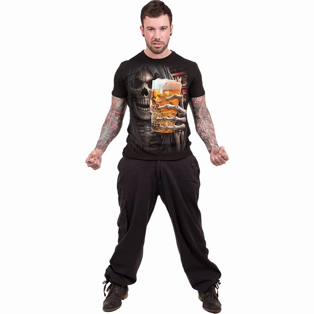 LIVE LOUD - T-Shirt Black - Image 3