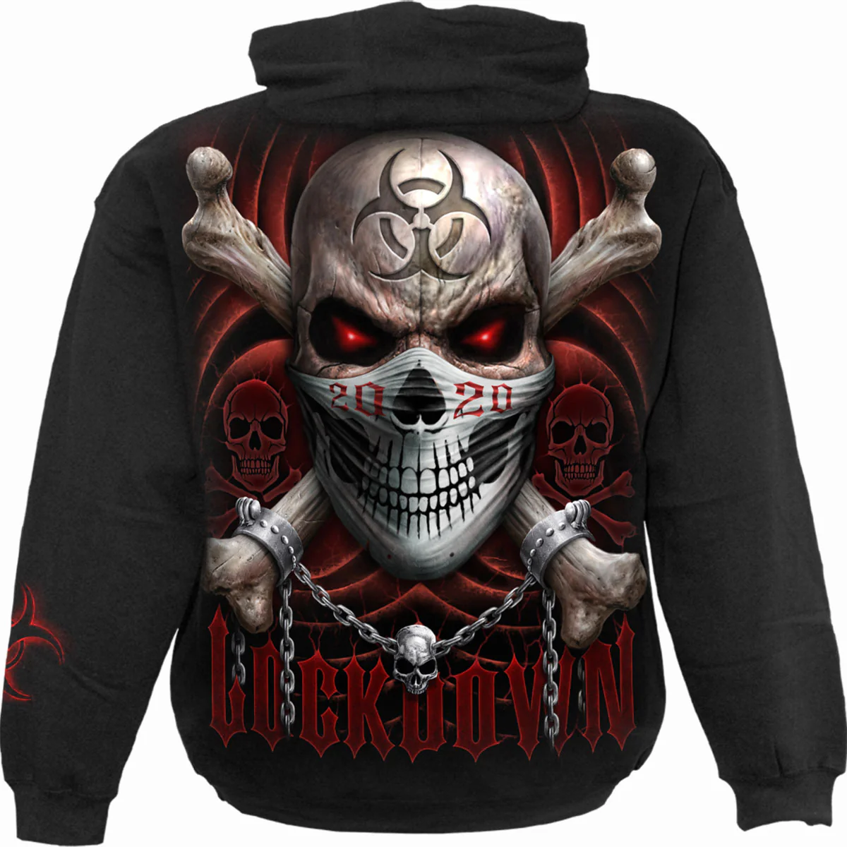 LOCKDOWN 2020 - Hoody Black - Image 2