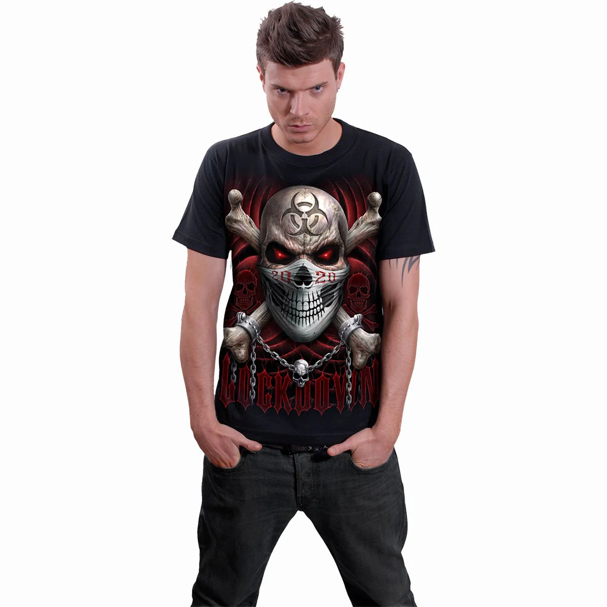 LOCKDOWN 2020 - T-Shirt Black - Image 3
