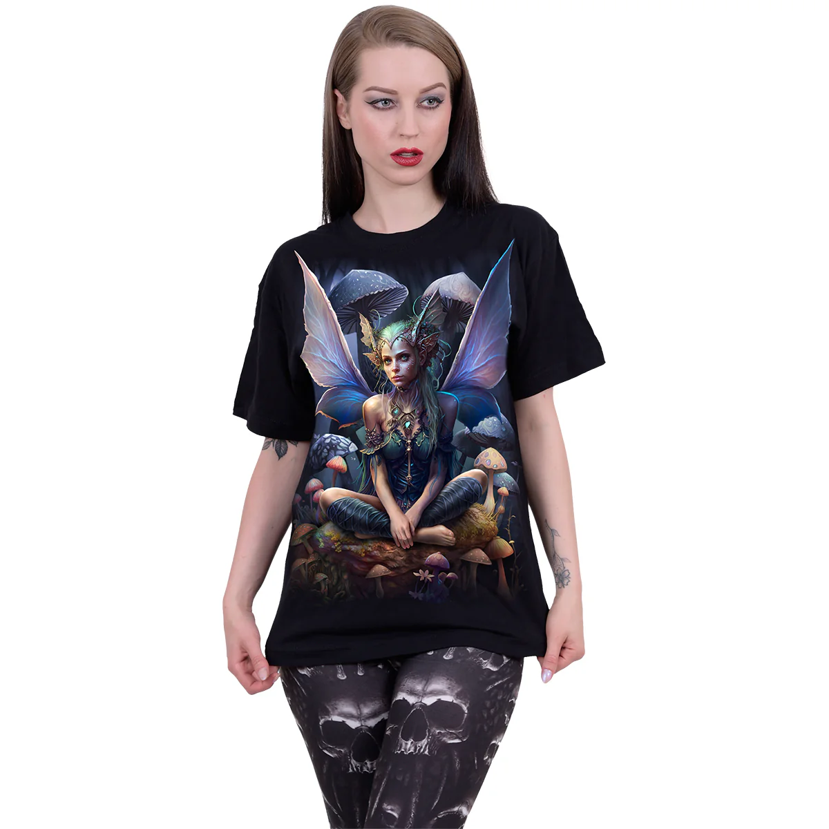 MAGICAL - Front Print T-Shirt Black - Image 2