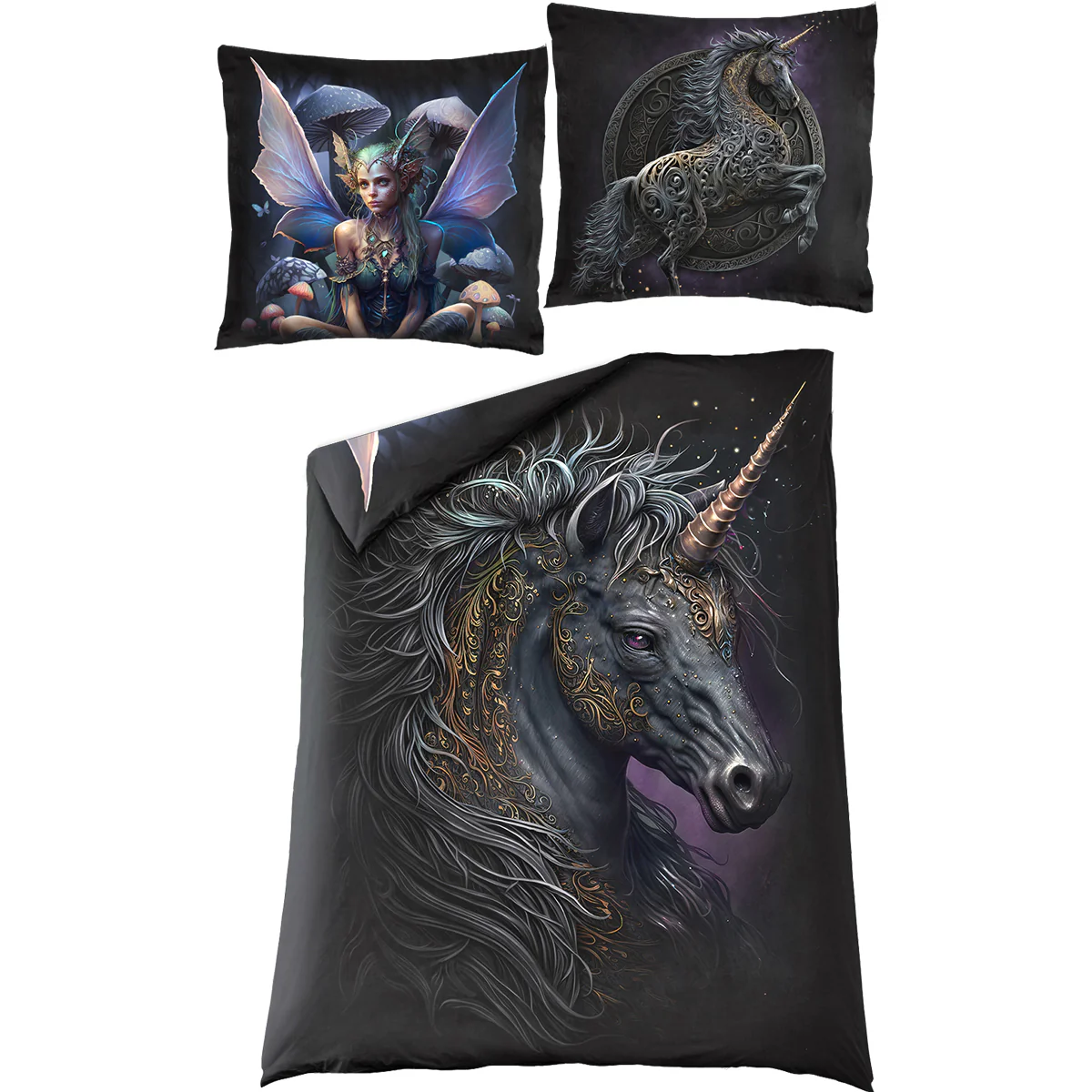 MAGICAL - Single Cotton Duvet Cover + UK And EU Pillow case - Image 2