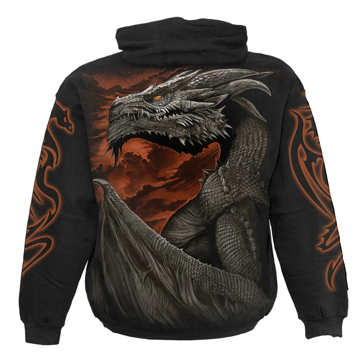 MAJESTIC DRACO - Hoody Black - Image 2