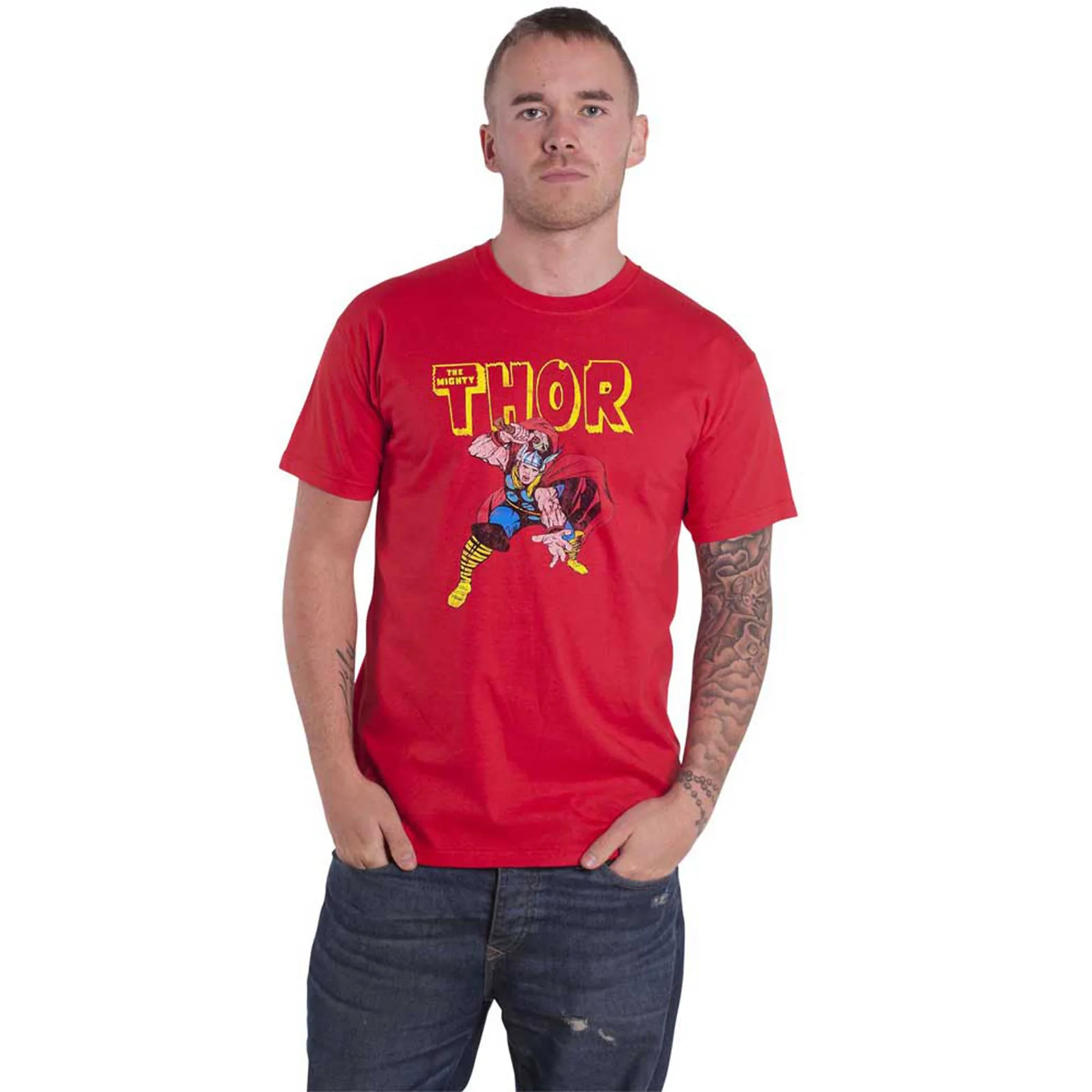 MARVEL COMICS - SPIDERMAN SHOOTING WEBS - T-Shirt Red - Image 2