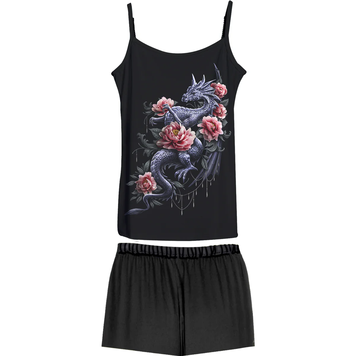 MATERNAL INSTINCTS - 4pc Gothic Pyjama Set - Image 2