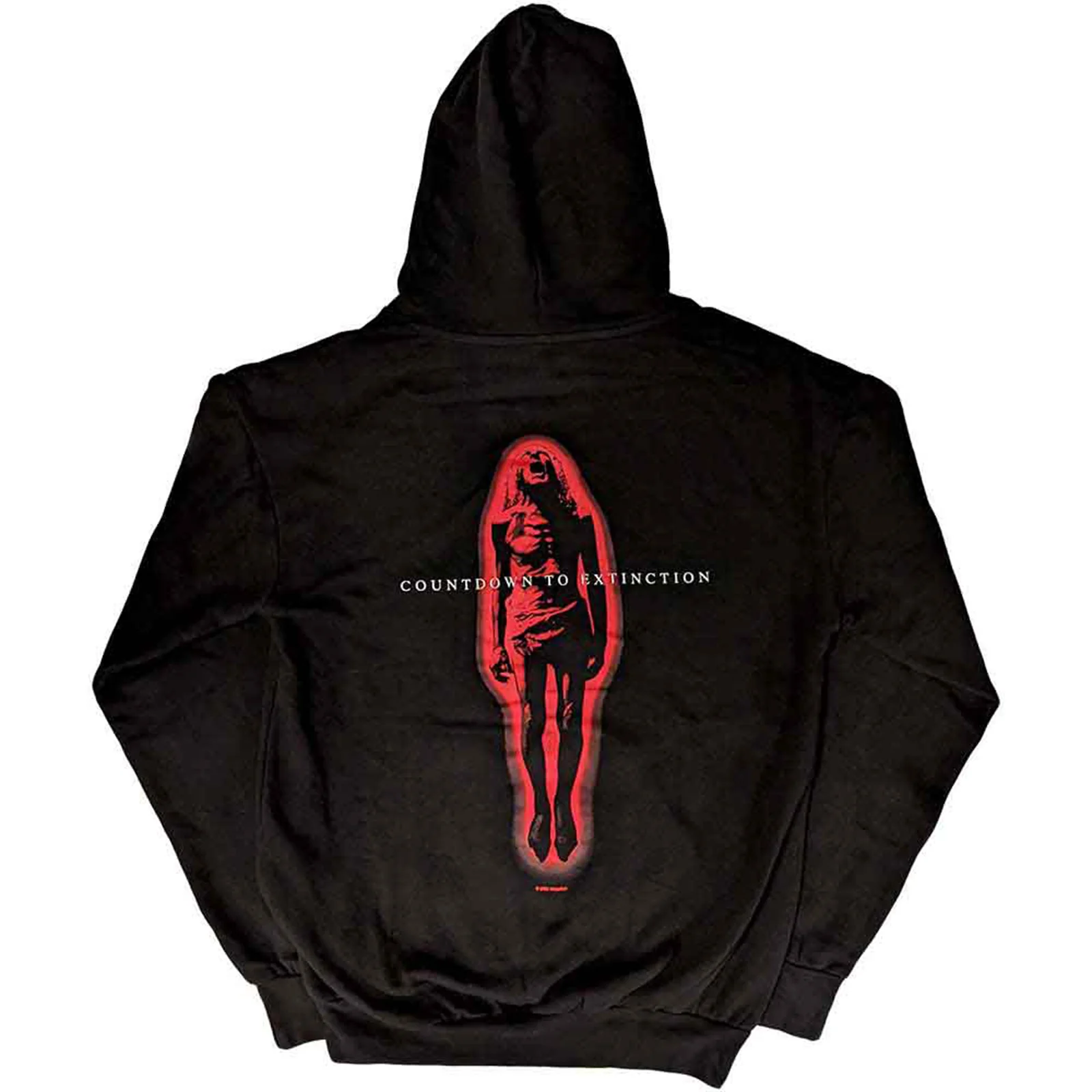 MEGADETH - COUNTDOWN TO EXTINCTION - Pullover Hoodie Black (Back Print) - Image 2