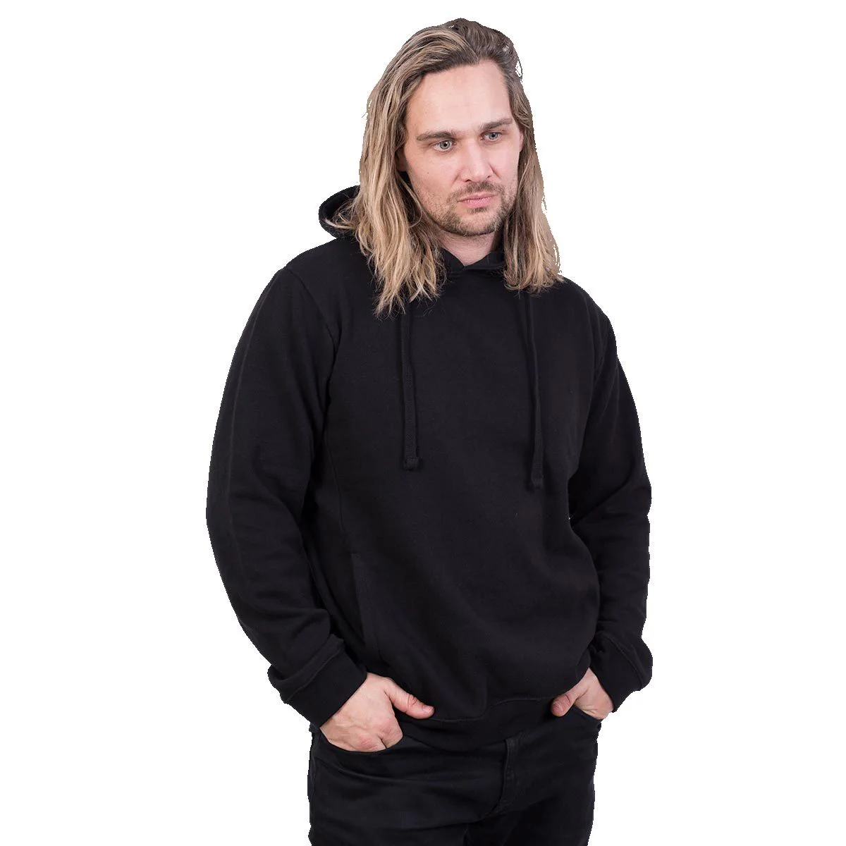METAL STREETWEAR - Side Pocket Hoody Black - Image 3