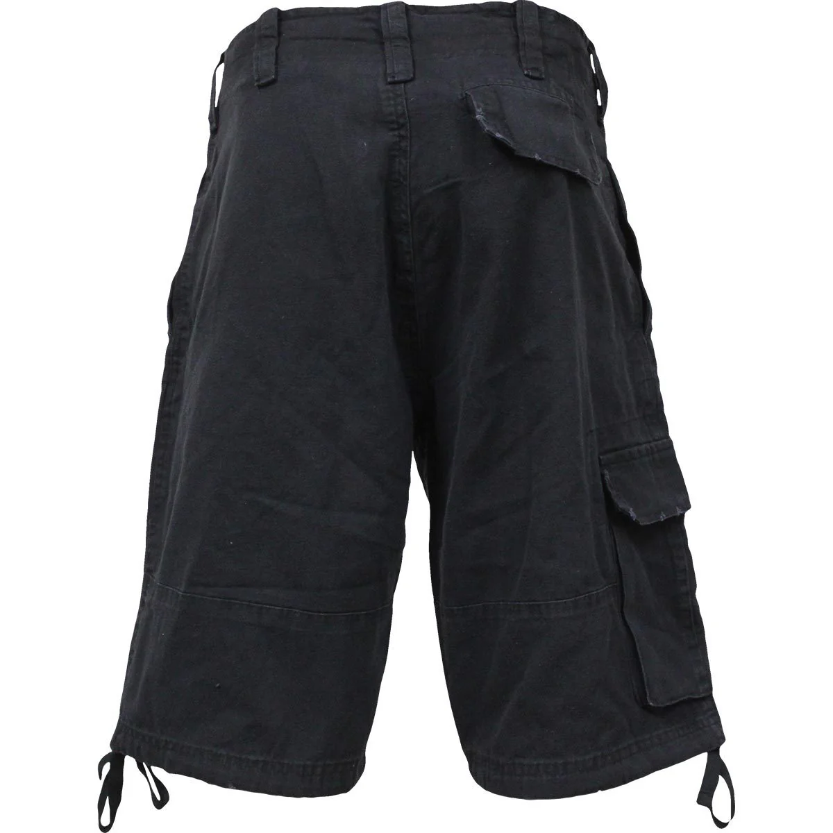 METAL STREETWEAR - Vintage Cargo Shorts Black - Image 2