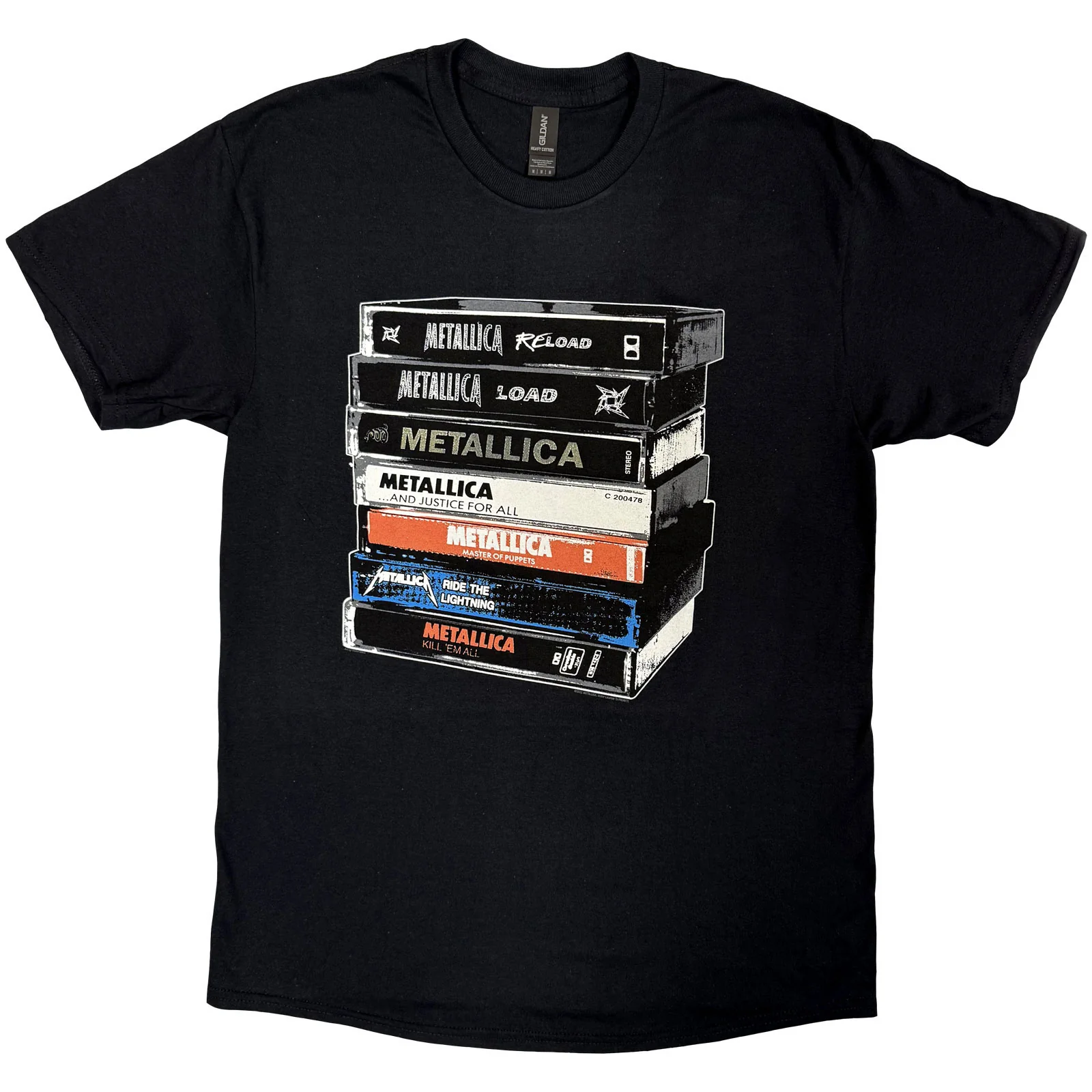 METALLICA - CASSETTE - T-Shirt Black