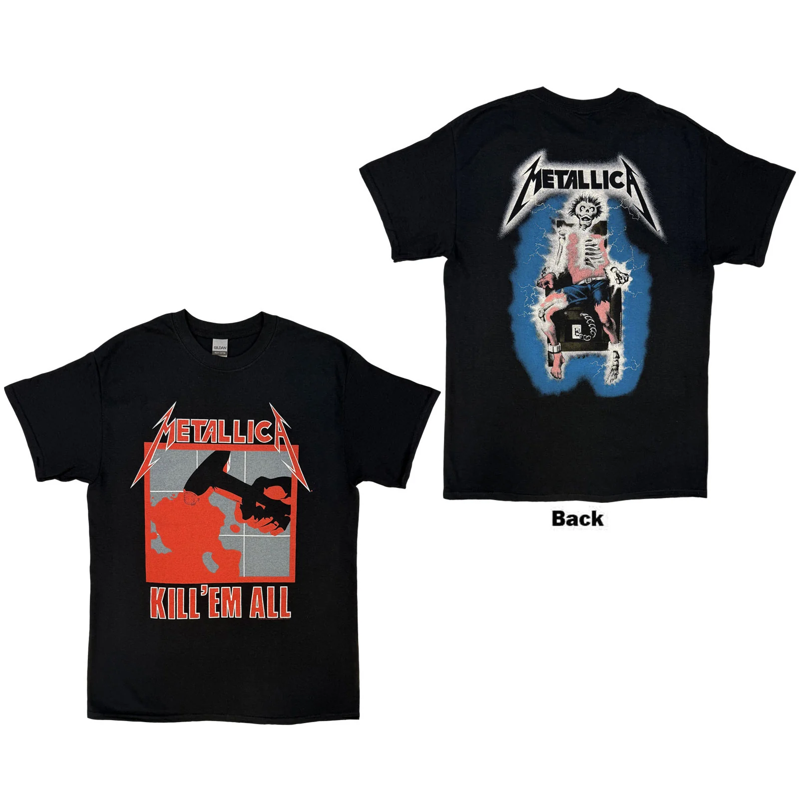 METALLICA - KILL 'EM ALL - T-Shirt Black (Back Print)