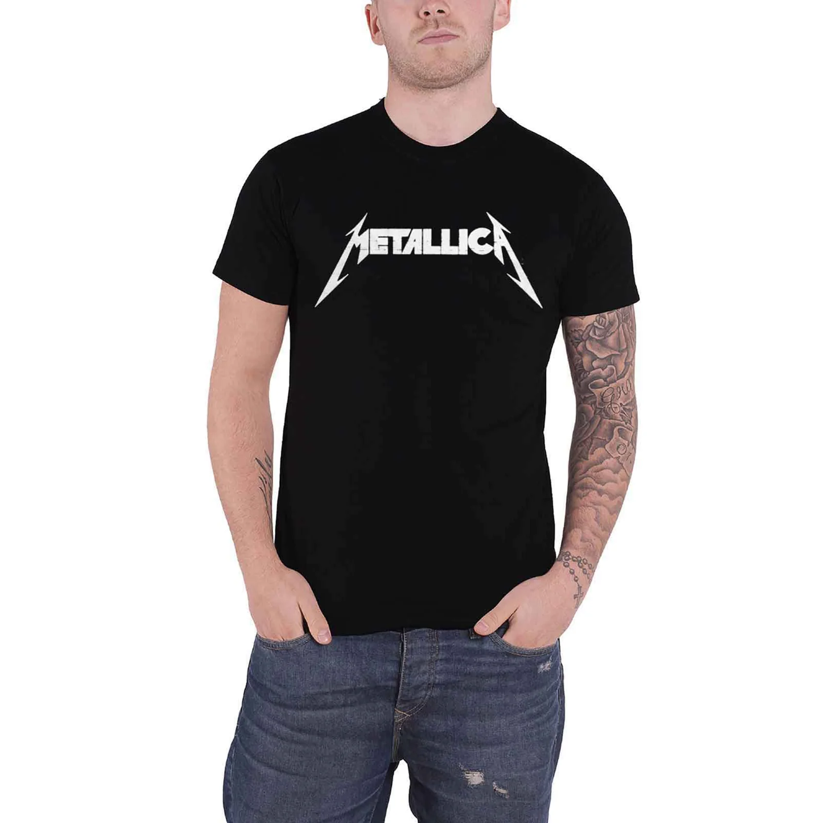 METALLICA - MASTER OF PUPPETS PHOTO - T-Shirt Black (Back Print) - Image 3