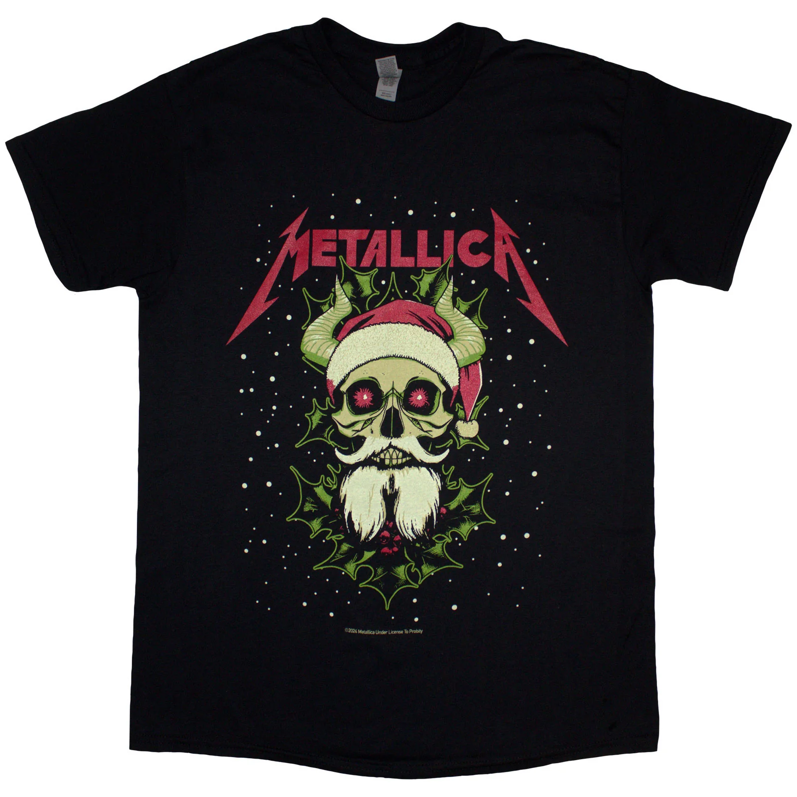 METALLICA - SANTA HORNS - T-Shirt Black