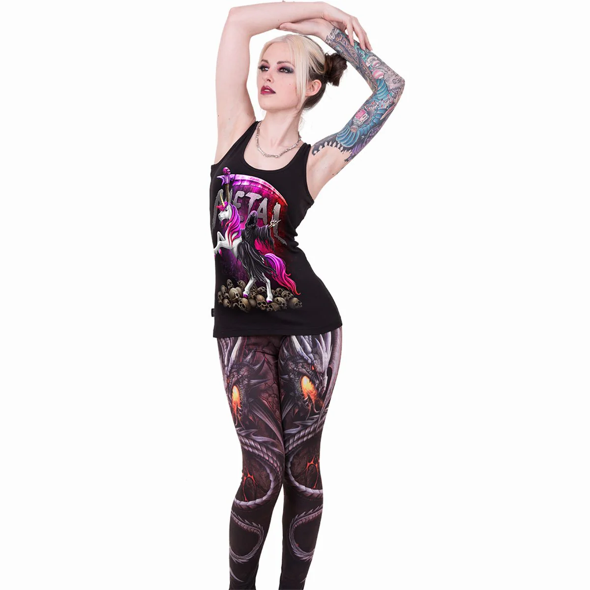 METALLICORN - Razor Back Top Black - Image 2