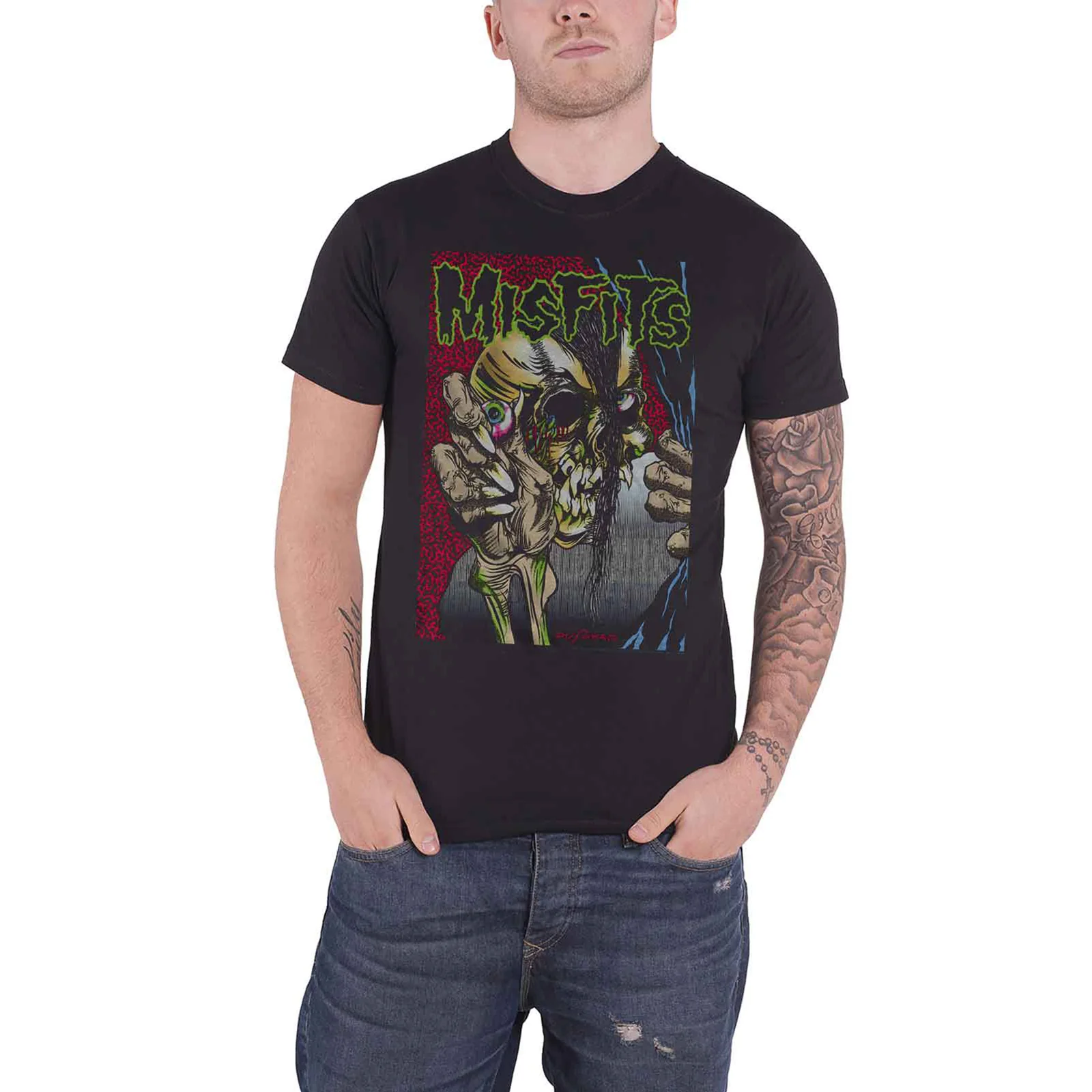 MISFITS - PUSHEAD - T-Shirt Black - Image 2