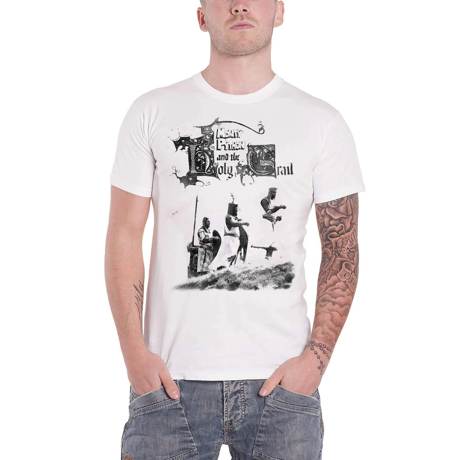 MONTY PYTHON - KNIGHT RIDERS - T-Shirt White - Image 2