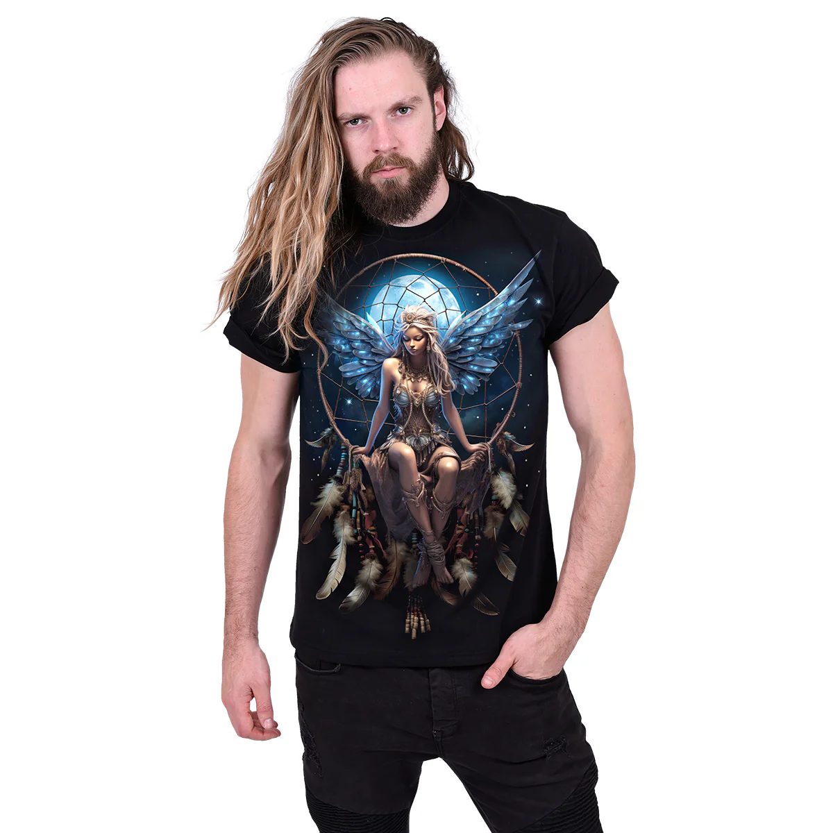 MOON FAIRY - T-Shirt Black - Image 3