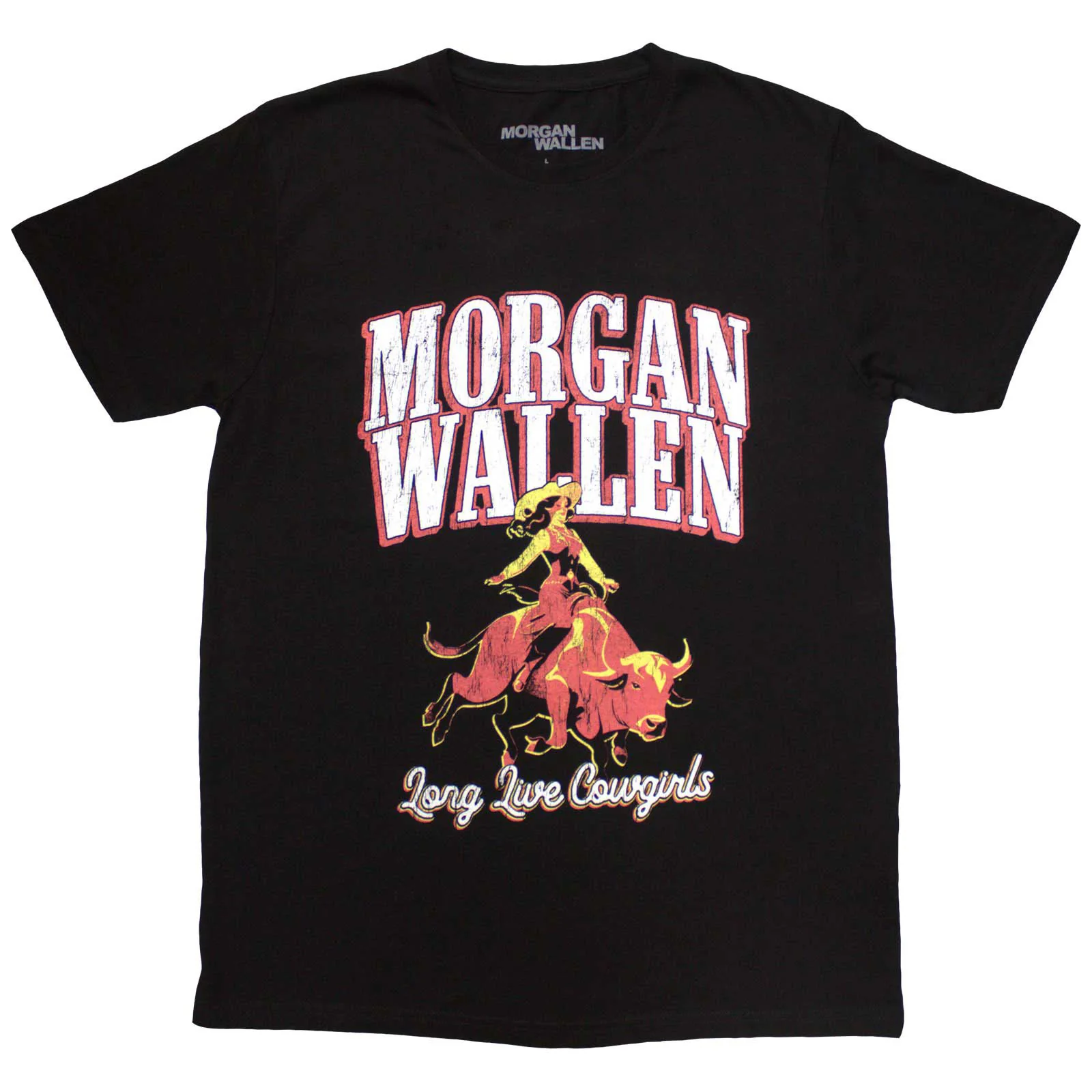 MORGAN WALLEN - LONG LIVE COWGIRLS - T-Shirt Black