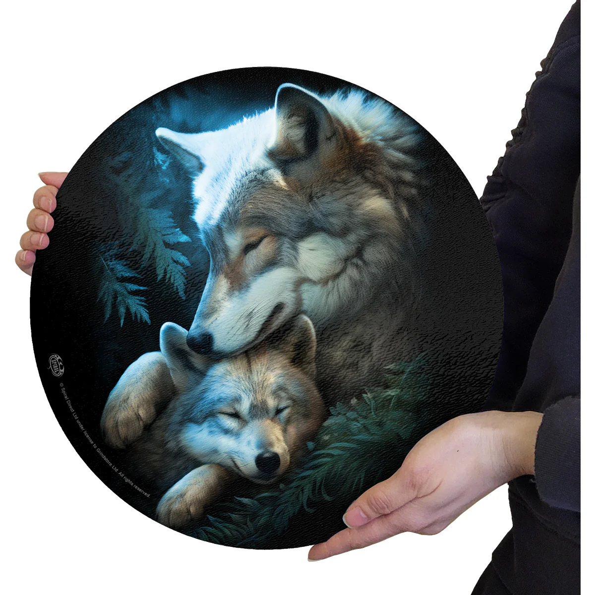 MOTHER'S LOVE - Glass Chopping Board (Circular) - Image 2