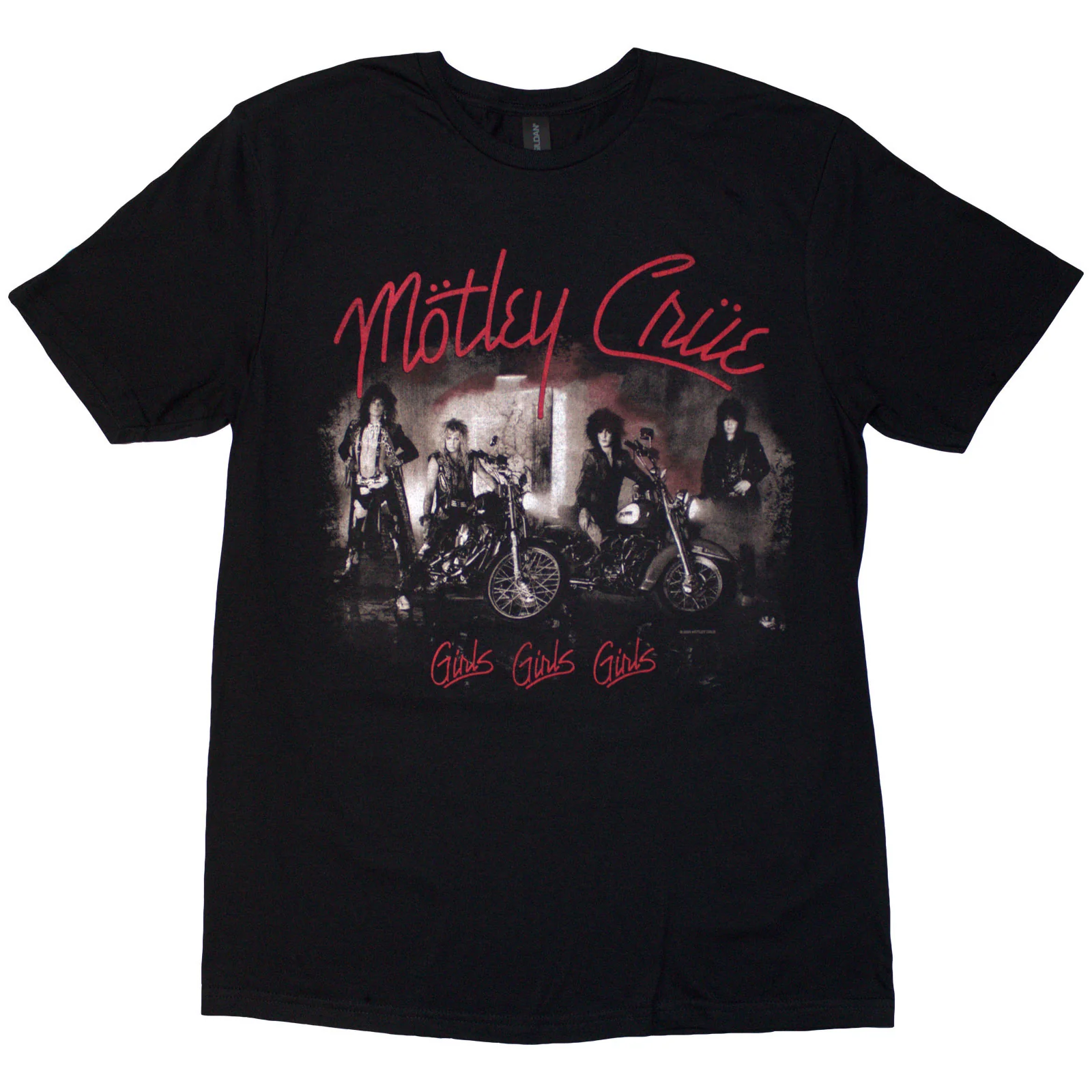 MOTLEY CRUE - GIRLS, GIRLS, GIRLS VINTAGE - T-Shirt Black