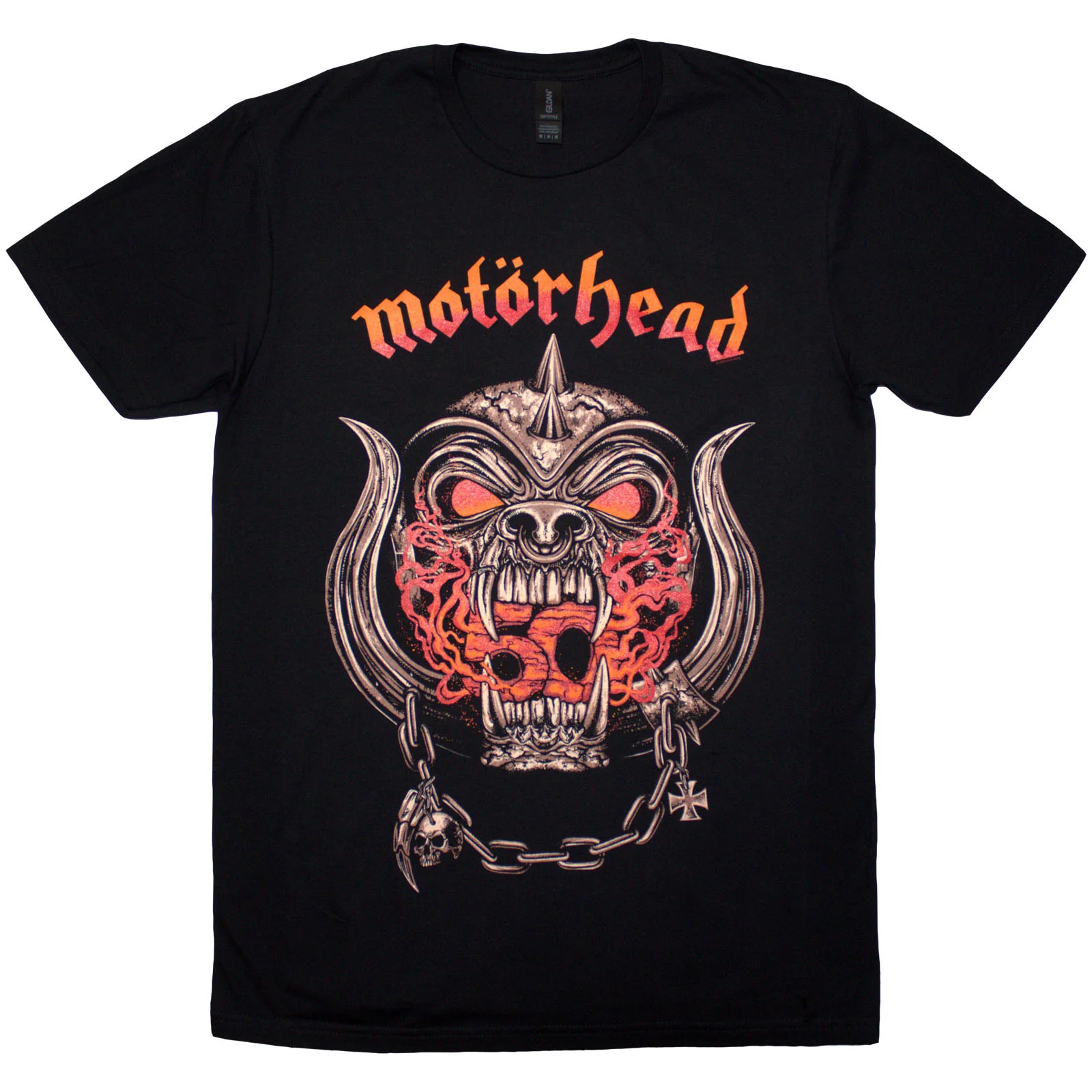 MOTORHEAD - 50 YEARS WARPIG RED GRADIENT - T-Shirt Black