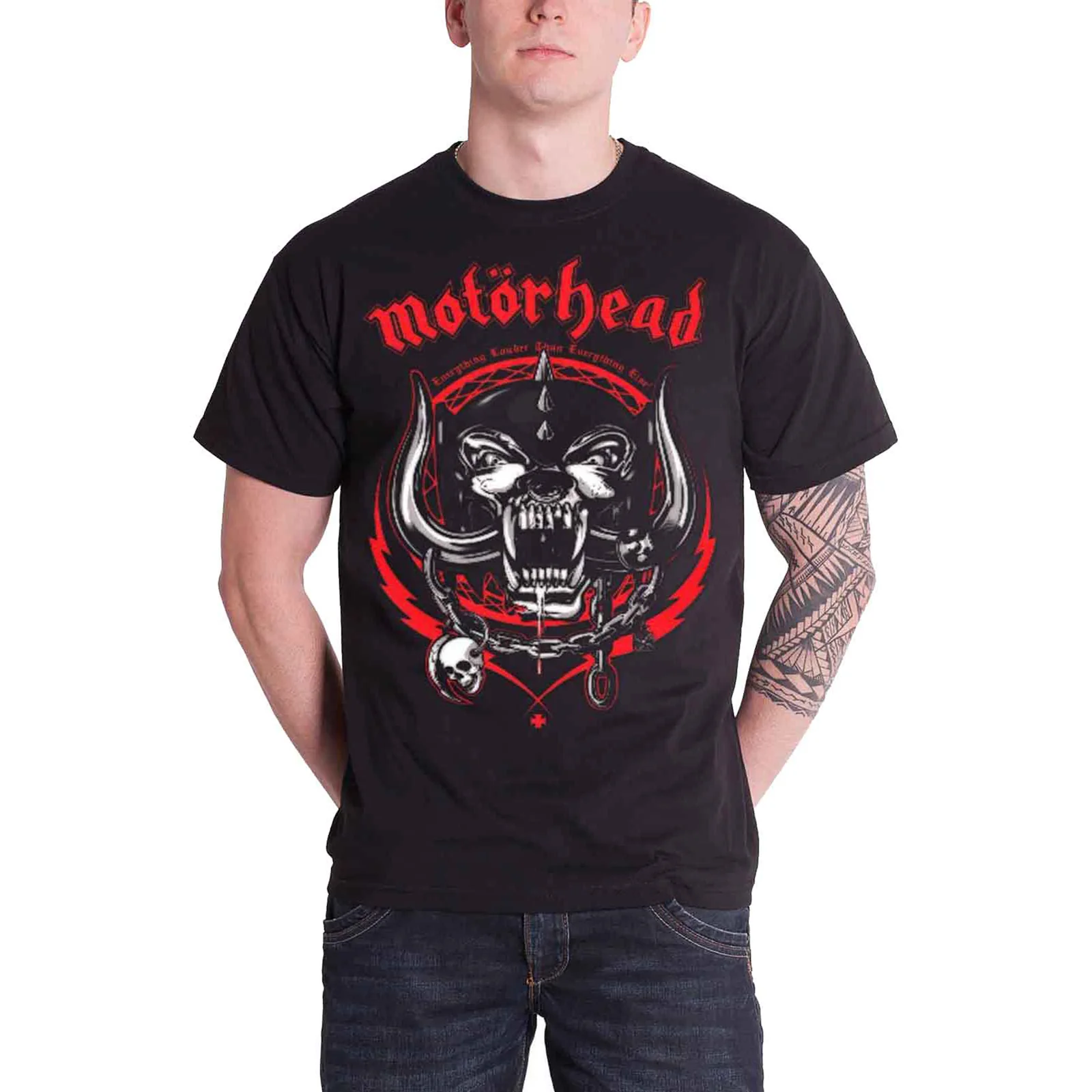 MOTORHEAD - LIGHTNING WREATH - T-Shirt Black - Image 2