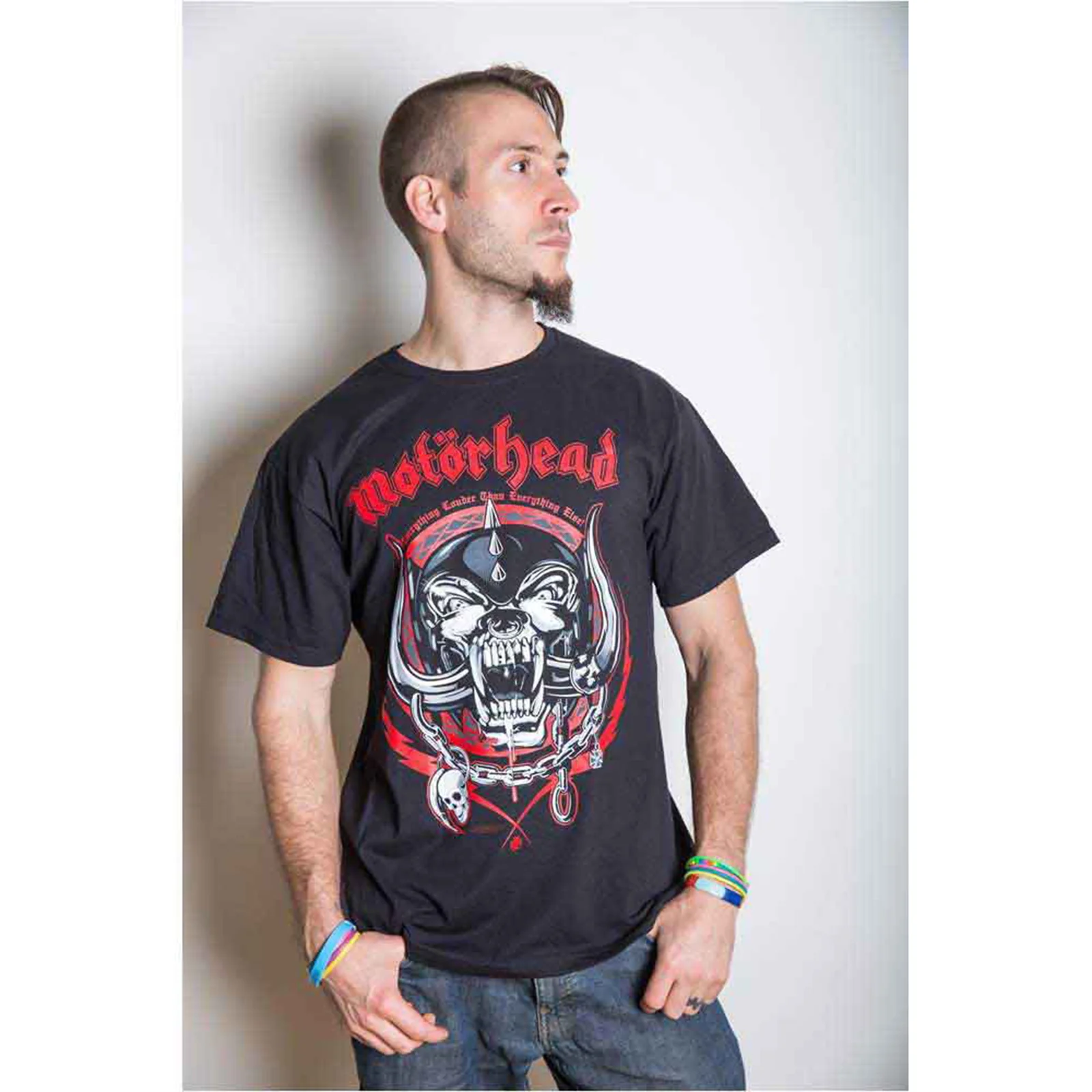 MOTORHEAD - LIGHTNING WREATH - T-Shirt Black - Image 3