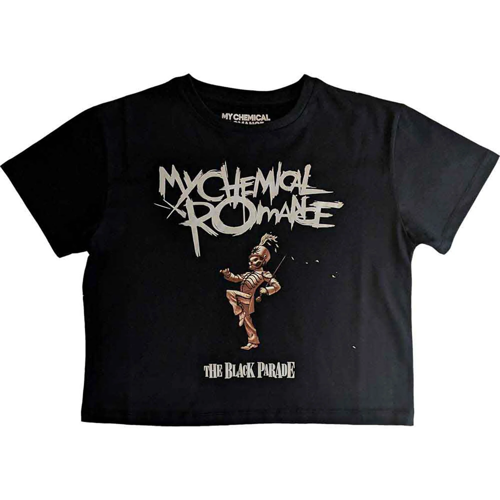 MY CHEMICAL ROMANCE - THE BLACK PARADE - Crop Top Black