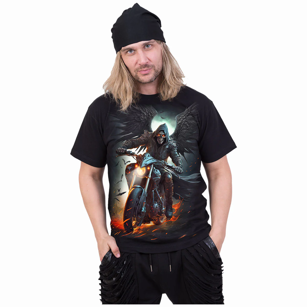NIGHT RIDER - T-Shirt Black - Image 3