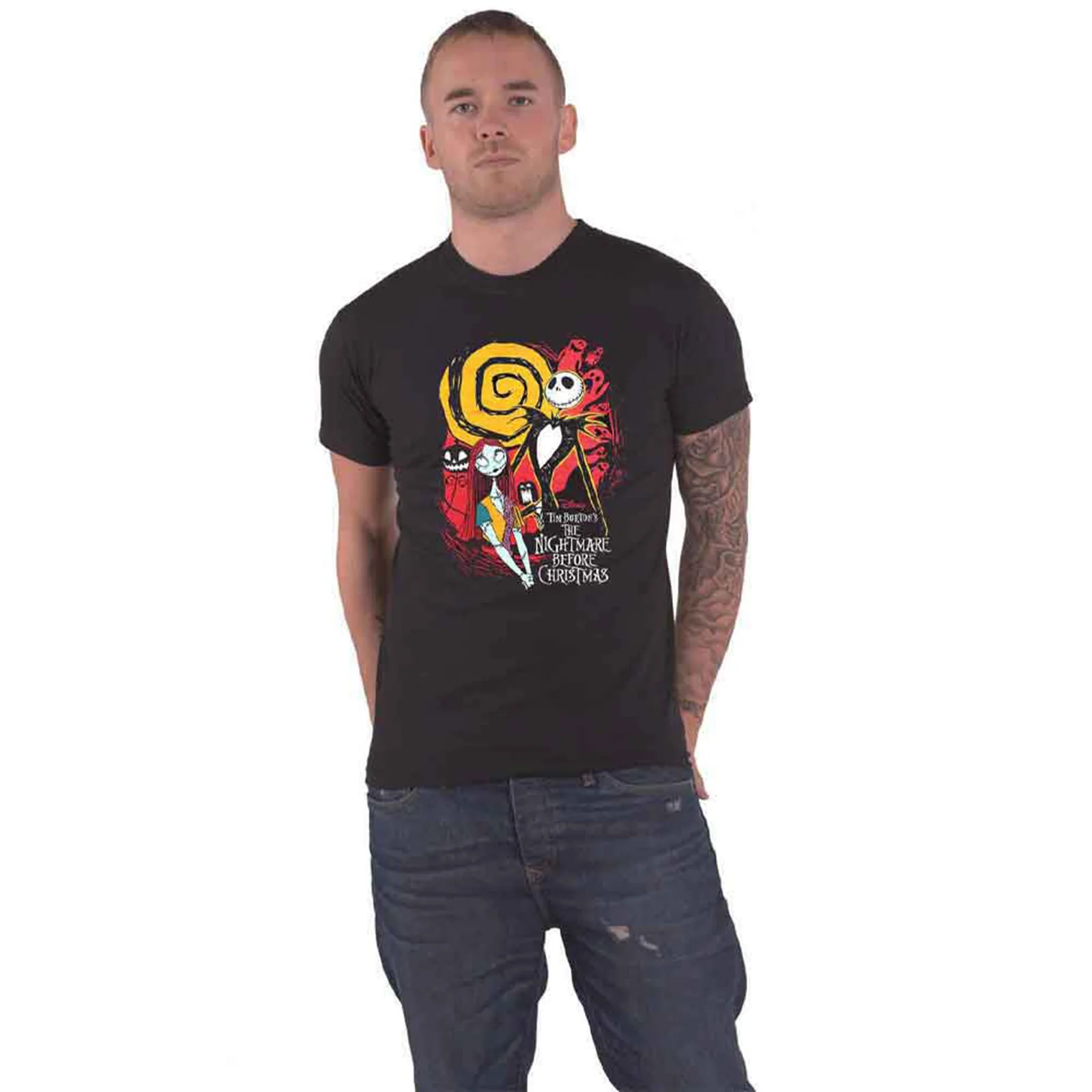 THE NIGHTMARE BEFORE CHRISTMAS - GHOSTS - T-Shirt Black - Image 2